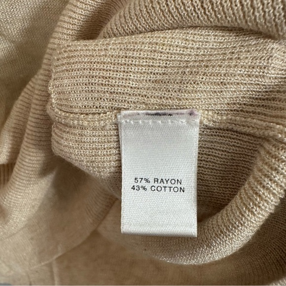 St. John Cream and Gold Tank Top Size Small - Picture 4 of 10